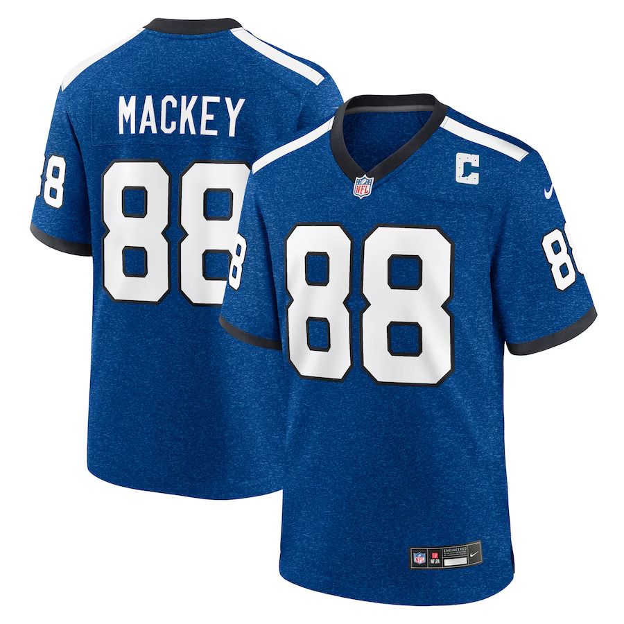Men Indianapolis Colts 88 John Mackey Nike Royal Indiana Nights Alternate Game NFL Jersey